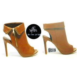 Minna Open Toe Boots